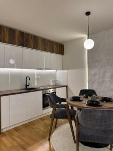 Kuchyň nebo kuchyňský kout v ubytování Rest Apartman, Bjelašnica
