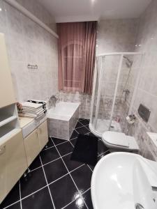 Kúpeľňa v ubytovaní Boros Vendégház Eger