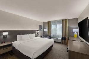 TV a/nebo společenská místnost v ubytování Comfort Inn & Suites Austin North Loop