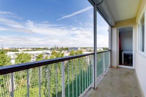 Balkón nebo terasa v ubytování Cocon Ris-Orangis