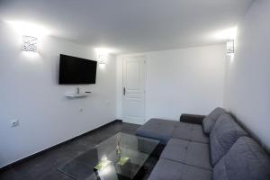 TV a/nebo společenská místnost v ubytování T2 cosy entre calme et proximité + 17 fotografií