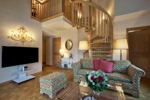 Posezení v ubytování Hotel Vereina