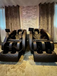 Posezení v ubytování Le boudoir suite&spa