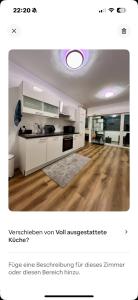 Dapur atau dapur kecil di Zeitperlewohnen Ocean