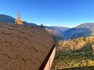 Nespecifikovaný výhled na hory nebo výhled na hory při pohledu z apartmánu