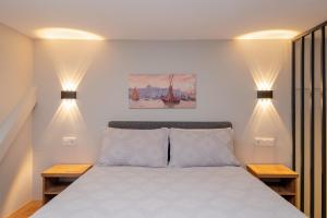 Ένα ή περισσότερα κρεβάτια σε δωμάτιο στο han