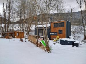 Anciasglamp during the winter