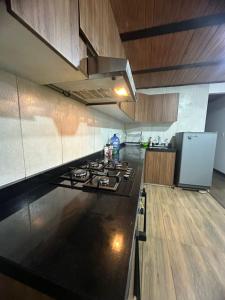 Nhà bếp/bếp nhỏ tại Hospedaje El Peñón