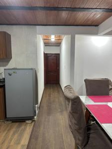 Nhà bếp/bếp nhỏ tại Hospedaje El Peñón