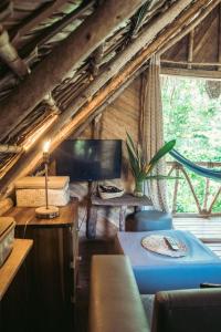 Posedenie v ubytovaní Bungalows India, El Valle, Samana