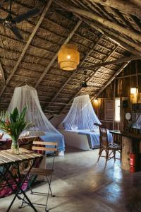 Posedenie v ubytovaní Bungalows India, El Valle, Samana