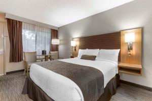 Ein Bett oder Betten in einem Zimmer der Unterkunft Best Western Plus Landing View Inn & Suites