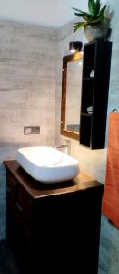 Et badeværelse på Anu villa Bentota