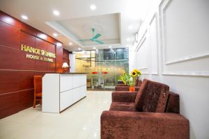 Posezení v ubytování Hanoi Shining House