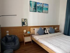 Half a Sky Garden客房内的一张或多张床位