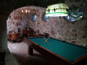 Ein Billardtisch in der Unterkunft Hotel Argento