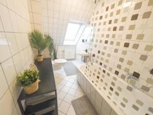 Kopalnica v nastanitvi CASARiNA - Über den Dächern Leipzigs