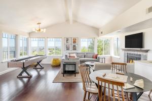 a living room with a pool table and a piano at Hilltop by AvantStay Countryside Escape w Views in Paso Robles
