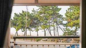 Balkón nebo terasa v ubytování Boeryeong Rainbow Oceanview Pension