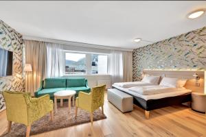 Istumisnurk majutusasutuses Thon Hotel Polar