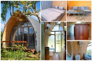 Postel nebo postele na pokoji v ubytování Hizo Garden Resort + 21 fotografií
