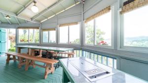 Balkón nebo terasa v ubytování Ganghwa aura pension