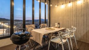 Χώρος καθιστικού στο Gyeongju EL Poolvilla Pension
