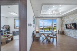 Posezení v ubytování Jeju Sky Kids Pension