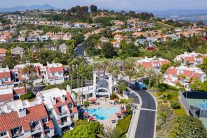 an aerial view of a town with houses at Encantamar Escape by AvantStay Prime Location Community Amenities in Dana Point