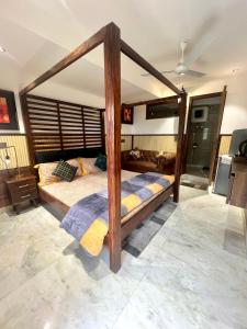 Postel nebo postele na pokoji v ubytování House Of Comfort Delhi