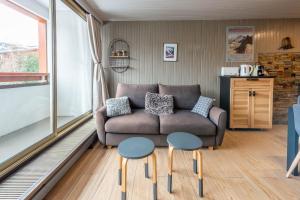 Posezení v ubytování DIFY Grand Soleil - Courchevel 1650