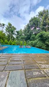Bazén v ubytování Ayurnest Pool Resort Wayanad nebo v jeho okolí
