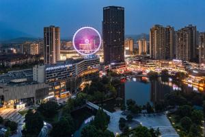 Nespecifikovaný výhled na destinaci Yongchuan nebo výhled na město při pohledu z hotelu