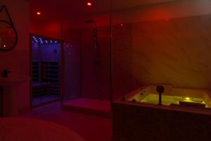 Koupelna v ubytování Suite Atemporelle - SPA room