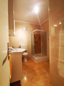 Koupelna v ubytování Apartments Franciska & Tihomir: