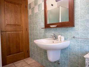 Koupelna v ubytování Agriturismo borgo del mincio