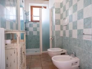Koupelna v ubytování Agriturismo borgo del mincio