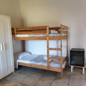 Postel nebo postele na pokoji v ubytování Agriturismo borgo del mincio