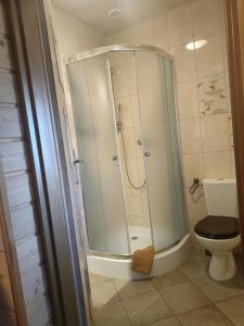 Ένα μπάνιο στο Domek parterowy z Jacuzzi w cenie