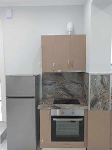 Kuchyň nebo kuchyňský kout v ubytování Chios Cozy Apartment 3