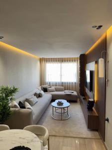Χώρος καθιστικού στο Appartement Casablanca Ghandi