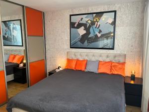 Postel nebo postele na pokoji v ubytování Best Residence Expo