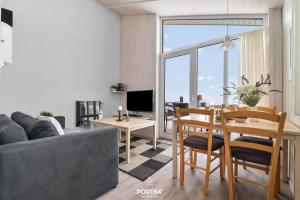 Μια τηλεόραση ή/και κέντρο ψυχαγωγίας στο Ferienhaus Blocksberg - Sankt Andreasberg im Harz