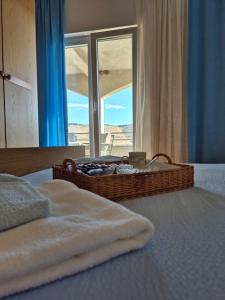 Ein Bett oder Betten in einem Zimmer der Unterkunft Apartments Josi