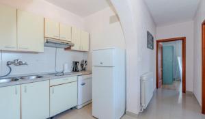 Kuchyň nebo kuchyňský kout v ubytování Apartments Jope