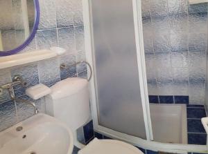 Koupelna v ubytování Apartments Jope