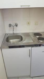 Kuchyň nebo kuchyňský kout v ubytování Apartments Jope