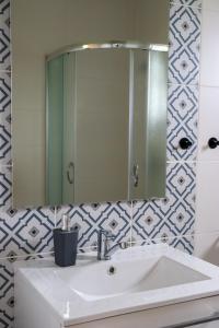 Koupelna v ubytování Domki Ostoja Kaszëbë