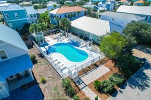 an aerial view of a pool at a house at Ventana Breeze in Santa Rosa Beach