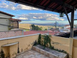 a view from the balcony of a house at Residencial Vista da Serra in Diamantina